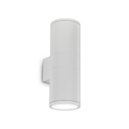 Nástěnná - ILUX 092300 Venkovní nástěnné svítidlo Ideal Lux Gun AP2 big bianco 092300 bílé 31cm IP54 - IDEALLUX - foto 1