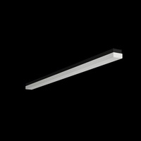 Podélná - OS MAT60010 MATAR 3 stropní/nástěnné plastové svítidlo černá / bílá IP44 3000 K 26W LED DALI - OSMONT