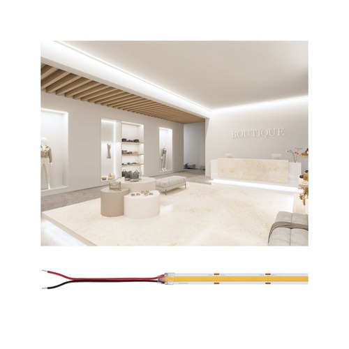 Hlavní osvětlení - P 76030 Pro LED Strip Silver P150 COB 830 5m 68W 1270lm/m 528LEDs/m 3000K - PAULMANN - foto 1