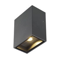 Nástěnná - LA 232435 Nástěnné svítidlo QUAD XL 1, hranaté, antracit, LED, 1x3,2 W, 3000K - BIG WHITE (SLV)