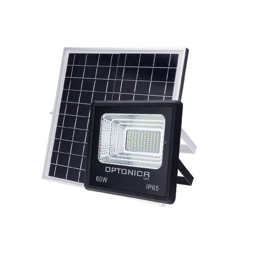 Solární reflektory - LED solární světlomet + solární panel - foto 1