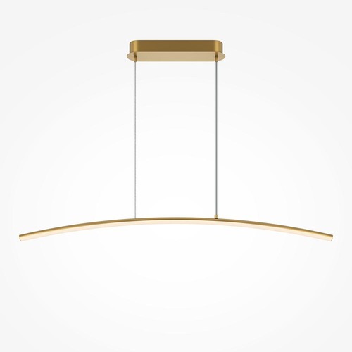 Podélná - M MOD243PL-L18BSK Závěsné svítidlo Light Reflection 3500K 18W teplá bílá 1150lm mosaz hliník - MAYTONI - foto 1