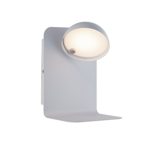 Bodová - FAN I-BOING-AP BCO Nástěnné svítidlo LED Boing, nastavitelné, bílé, s USB 2 A, 5 W, 500 lm, 4000 K, 14 x 13 x 19 cm - FANEUROPE - foto 1