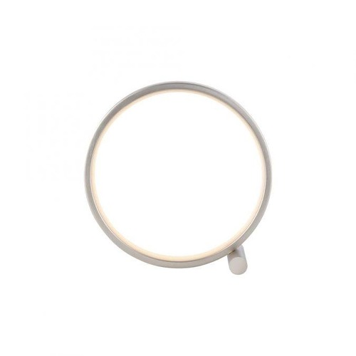 Stolní lampy dekorační - LD 15395-21 MINI RITUS LED stolní lampa stříbrný kruh minimalistické šňůrový vypínač 3000K - JUST LIGHT - foto 1