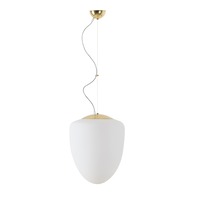 Koule - OS AST60924 ASTRA L závěsné skleněné svítidlo mosaz / bílá IP40 4000 K 27W LED - OSMONT