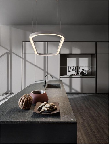 Dekorativní - NV 9345625 Závěsné svítidlo CUPPE bílý hliník a akryl LED 58W 230V 3000K IP20 stmívatelné - NOVA LUCE - foto 1