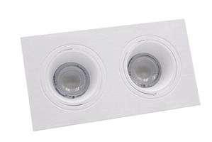 Hranatá - CEN KLISL2 SPOT KLIK obdélnikový dvojitý pro 2x MR16 nebo GU10 IP20 - CENTURY