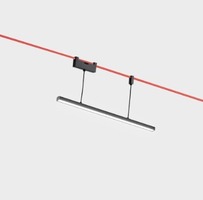 Svítidla - AR FW21004 Závěsné svítidlo FUNIVIA 3000K černé pro lankový systém - Artemide