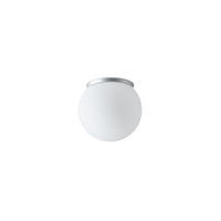 Kruhová - OS STY61222 STYX 1 stropní/nástěnné skleněné svítidlo stříbrná / bílá IP65 3000 K 8W LED - OSMONT