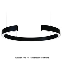 Kruhová - ARCHI SBS/37C/GI900/3K/BR/DALI Závěsné svítidlo Belo GI37-C 90cm 65W 9310lm 3000K bronz DALI - Archilight