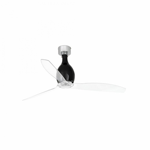 Ventilátory - FARO 32027 MINI ETERFAN M, černá/transparentní, stropní ventilátor s DC motorem - FARO - foto 1