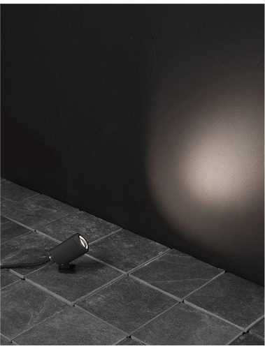 Reflektory - NV 9010004 Venkovní reflektor MINI černý hliník a sklo LED 3W 3000K 220-240V 24st. IP65 - NOVA LUCE - foto 1
