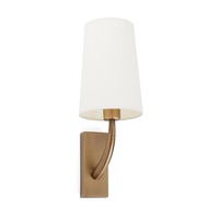 Dekorativní - FARO 29681-19 REM nástěnná lampa, starozlatá/bílá - FARO