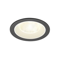 Kruhová - LA 1009793 NUMINOS® L Stropní vestavné svítidlo, 4000 K, 20°, IP20, kulaté, černá / bílá - BIG WHITE (SLV)
