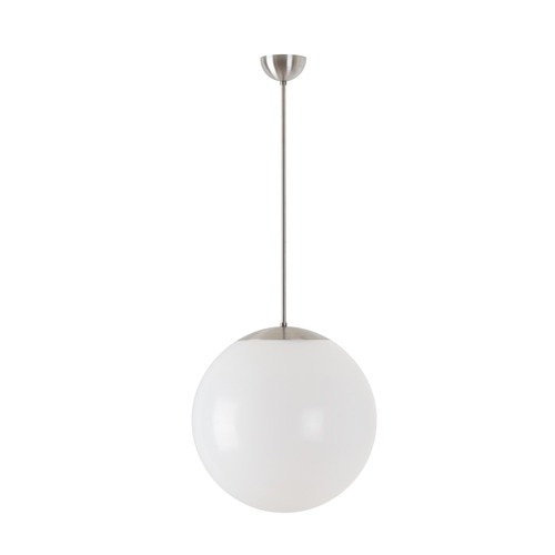 Koule - OS ISI66089 ISIS P3 PE závěsné plastové svítidlo kartáčovaná nerez / bílá IP40 3000 K 27W LED - OSMONT - foto 1