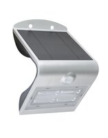 Reflektory - CEN ACSS-321240 SOLÁRNÍ LED ARCADIA 3,2 SENZOR STŘÍBRNÁ 3,2W 4000K 400Lm IP65  - CENTURY