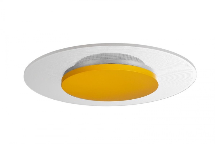 Kruhová - IMPR 620037 Deko-Light stropní přisazené svítidlo Zaniah 12W, kryt šafranová žlutá 220-240V AC/50-60Hz 12,00 W 3000 K 1512 lm bílá - foto 1