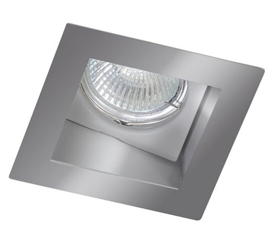 Hranatá - BPM 8069LED2.D40.3K Vestavné svítidlo Aluminio Plata nikl satin 7W 500lm 3000K LED 230V - BPM - foto 1