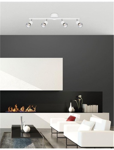 Bodová - NV 661004 Bodové svítidlo BASE matný bílý kov GU10 4x5W IP20 bez žárovky - NOVA LUCE - foto 1