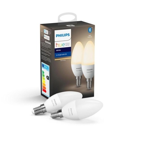 SmartHome Paul Neuhaus - PH 8718699671273 Hue Bluetooth 2x žárovka LED E14 5,5W 470lm 2700K - PHILIPS (929002039902) - foto 1