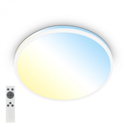 Kruhová - BRILO 3821016 BRILONER Pulup LED stropní svítidlo, stmívatelné, dálkový ovladač, CCT, bílé 3821016 - foto 1