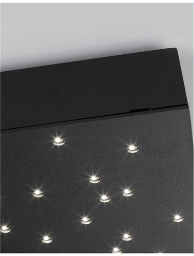 Dekorativní - NV 9180382 Hvězdné nebe CIELO černé LED 8W 230V 930Lm 3000K-4000K IP20 bez dálkového ovládání stmívatelné - NOVA LUCE - foto 1