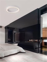 Kruhová - NV 9345635 Stropní svítidlo MORBIDO bílý hliník a akryl LED 60W 230V 2700K - 4000K IP20 vč. dálkového ovládání stmívatelné Tuya - NOVA LUCE