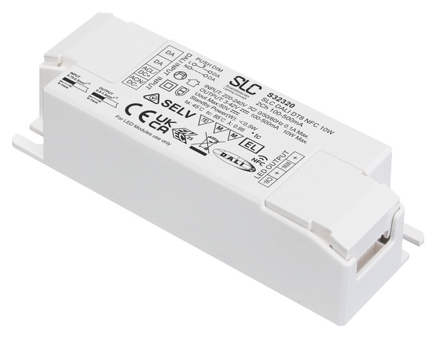 Stabilizovaný proud - SLC S32320 Driver NFC 2Ch 100-500mA QA3 10W DALI IP20 - TLG - foto 1