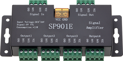 Spotřební materiál a příslušenství - Zesilovač DC5-24V 2x4=8 Skupina SPI Signál
