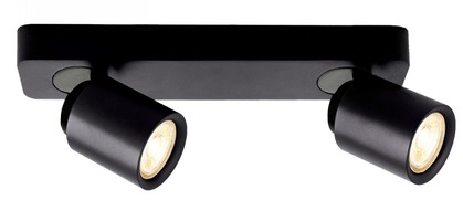 Bodová - IMPR 348169 Deko-Light stropní přisazené svítidlo Librae lineární II 220-240V AC/50-60Hz GU10 2x max. 50,00 W 322 mm tmavě černá RAL 9005