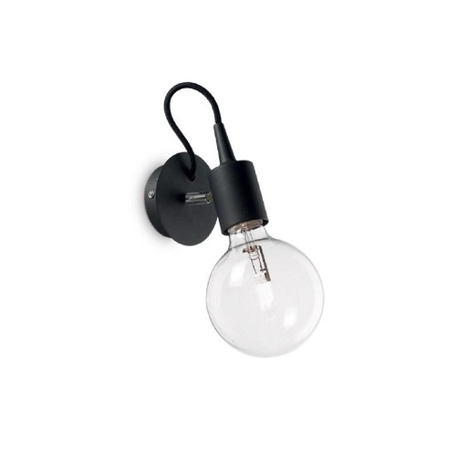 Dekorativní - ILUX 148908 Nástěnné svítidlo Ideal Lux Edison AP1 nero 148908 černé - IDEALLUX - foto 1