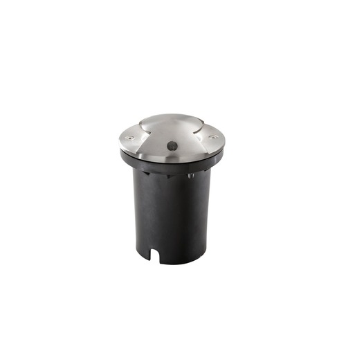 Zapuštěná - FAN I-HUMMER-R2 Pojízdné svítidlo Faro Carrabile Hummer Inox, stříbrné, 1 x GU10, 10,5 x 10,5 x 14,4 cm, IP67 - FANEUROPE - foto 1