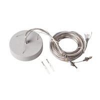 Kotvící prvky, držáky, závěsy - LA 1001951 MEDO 5m závěs, stříbrošedá - BIG WHITE (SLV)