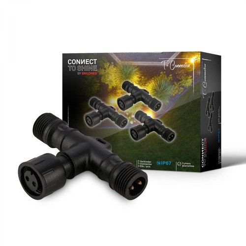 Connect To Shine - BRI 3910035 BRILONER CONNECT TO SHINE 3ks sada T-spojka pro rozšíření systému, IP67 3910035 - foto 1