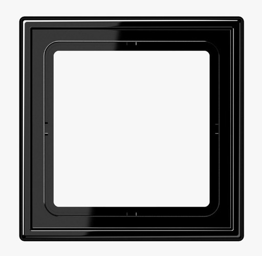 Vypínače a zásuvky - JU LS981SW Jednorámeček LS 981 SW černý - JUNG - foto 1