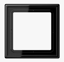 Vypínače a zásuvky - JU LS981SW Jednorámeček LS 981 SW černý - JUNG