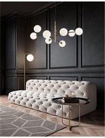 Dekorativní - NV 9143308 Závěsné svítidlo VITRA saténový zlatý a černý kov bílé opálové sklo G9 8x5W 220V IP20 bez žárovky - NOVA LUCE