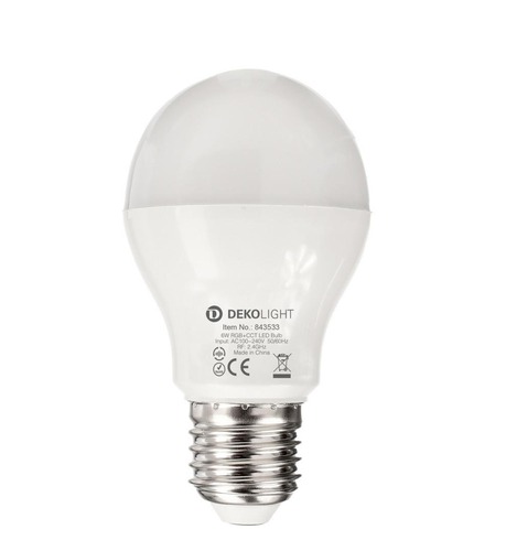 E27 - IMPR 843533 Deko-Light LED žárovka - RF-smart, E27, Rf+Zigbee, 6 W, RGB+2700-6500 K, 220 st. - foto 1