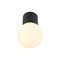 Kruhová - LA 1007607 VARYT stropní přisazené svítidlo, kulaté, 1x max. 6 W E14, černá - BIG WHITE (SLV)