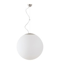Koule - OS ISI60248 ISIS L5 PM-M závěsné plastové svítidlo kartáčovaná nerez / bílá IP40 3000 K 48W LED - OSMONT