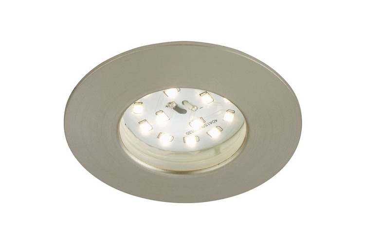 Kruhová - BRI 7204-012 LED vestavné svítidlo, pr. 7,5 cm, matný nikl - BRILONER - foto 1