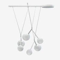 Vícečetná - LU ZL3.L1.Z80.61 Závěsné svítidlo ZED 34,8W LED 3000K sklo černá opál ZL3.L1.Z80.61 - LUCIS