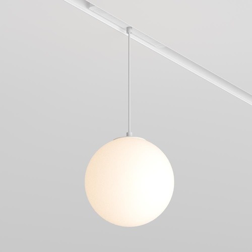 Lištové Magnetic Maytoni Exility - M TR039-2-5W3K-W-1 Závěsné svítidlo Luna 3000K 5W teplá bílá sklo bílá pro lištový systém Exility - MAYTONI - foto 1