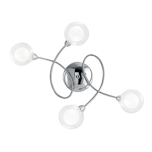 Dekorativní - FAN I-BLOG-PL4 Stropní svítidlo Blog, chrom, 4 x G9, 60 x 19 x 44 cm - FANEUROPE - foto 1