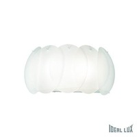 Dekorativní - ILUX 038025 Nástěnné svítidlo Ideal Lux Ovalino AP2 bianco 038025 - IDEALLUX