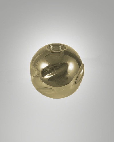 Stínidla, kryty, clony - FABAS 3848-51-189 Stínidlo Kit Luci Glass pro závěsnou základnu 8W zlatá - FABAS - foto 1
