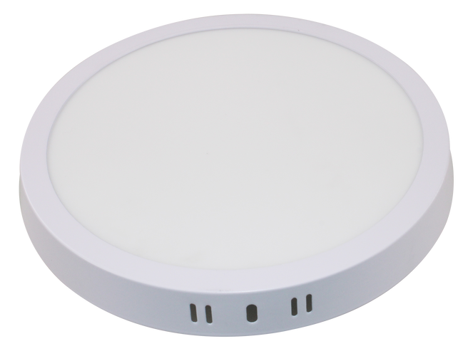 LED panely - 24W LED povrchový panel Round 3CCT White - foto 1