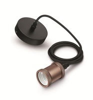 Dekorativní - PH 8718699624057 Vintage KABEL S OBJÍMKOU E27 max. 1x40W, rose gold - PHILIPS (929001977801)