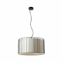 Válec - FARO 29313 LINDA závěsné svítidlo, černá - FARO