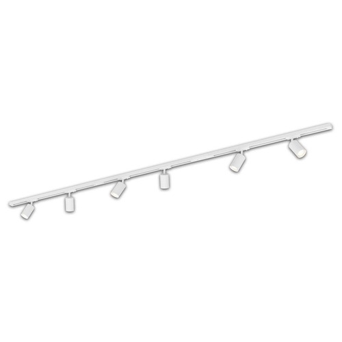 Lištové Briloner 230V - BRILO 8009066 Lištový systém sada 225 cm - 3x 230V lišta 1-fázová, 6x spot GU10, bílá - BRILO - foto 1
